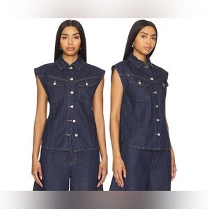 AGOLDE Evan Shirt in Grey, Size S